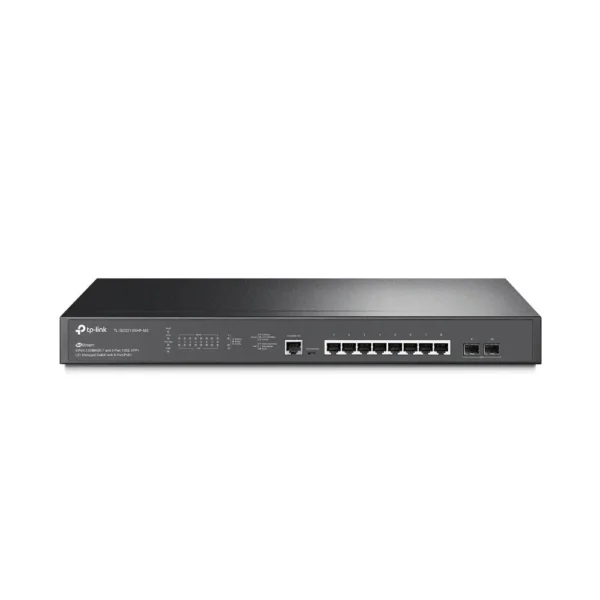 Switch rackabil cu 8 porturi TP-Link Jetstream TL-SG3210XHP-M2, 80 Gbps, 59.52 Mpps, OMADA, PoE, cu management