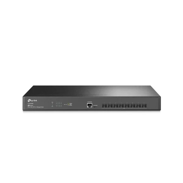 Switch rackabil cu  8 porturi SFP TP-Link JetStream TL-SX3008F, 160 Gbps, 119.4 Mpps, Omada, cu management