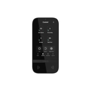 Tastatura tactila wireless Ajax KEYPAD TOUCHSCREEN BL, 13.56 Mhz, Bluetooth, 200 utilizatori