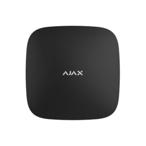 Unitate centrala wireless Ajax Hub 2 (2G) Jeweller, 100 dispozitive, 2000 m, verificare vizuala alarma, Grad 2, negru