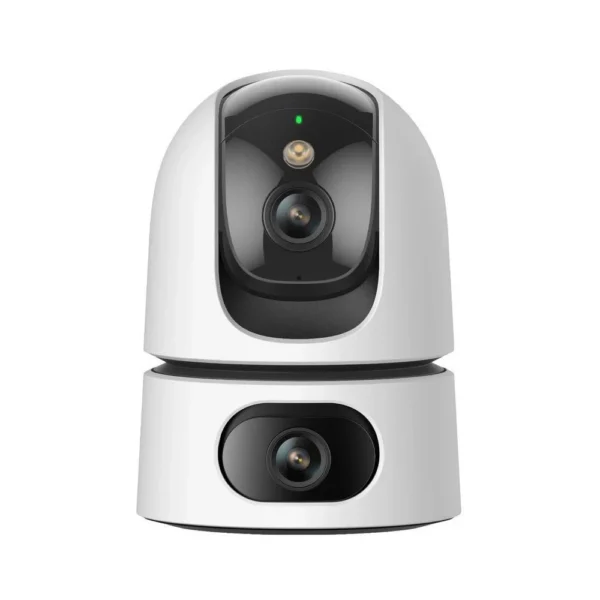 Camera supraveghere IP WiFi cu lentila duala Full-Color Imou Ranger Dual IPC-S2XP-10M0WED, 5 + 5 MP, 2x 3.6 mm, IR/ lumina alba 15 m, microfon si difuzor, slot card, Auto Smart Tracking