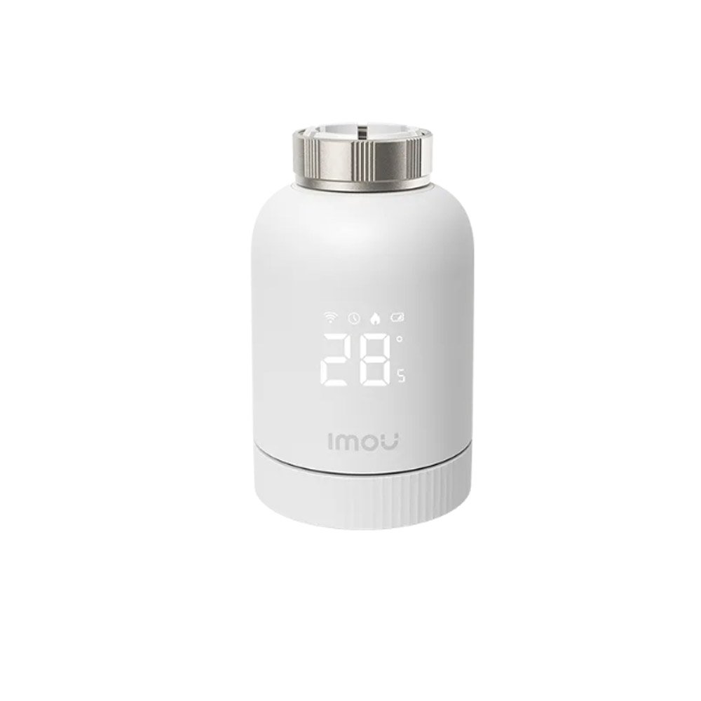 Valva termostatica smart pentru calorifer Imou IOT-TRV1-EU, Zigbee 3.0, 100 m, ajustare automata