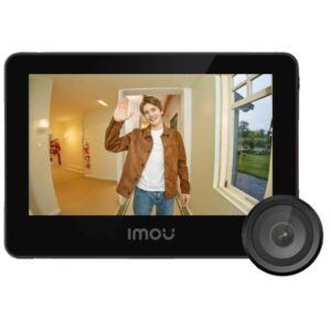 Vizor electronic wireless Imou VD1-5MP-AOV, 5 MP, ecran 4.3 inch, WiFi, always on video, 4800 mAh, slot card, detectie umana